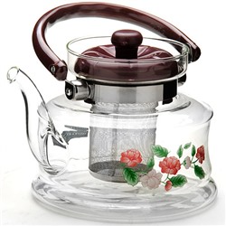 20780 Заварочный чайник 1,2 л нерж+стекло MB (х12)