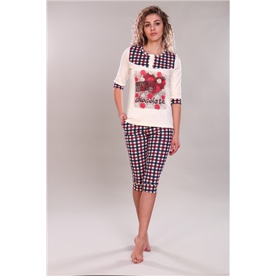 Костюм с бриджами с бриджами и футболкой 81 НАТАЛИ, 1136616