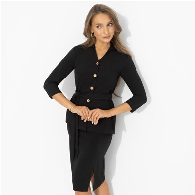 Костюм с юбкой трикотажный, Гордая и дикая (2 в 1, с поясом)