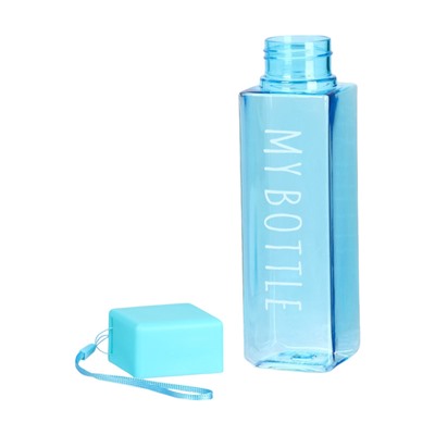 Бутылка для воды My bottle, 450 мл, 20×5.5 см, голубая