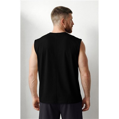 Мужская футболка оверсайз без рукавов Happyfox