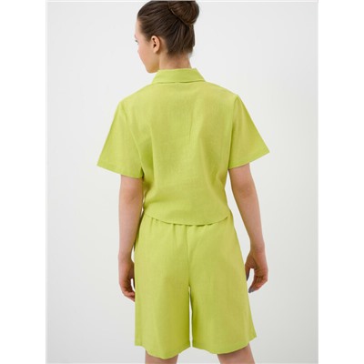 Комплект текстильный для девочек: рубашка, шорты