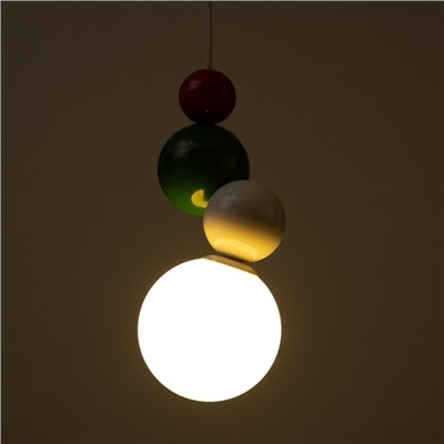 Светильник «Луиджи» LED 7 Вт 3000-6000К белый-зеленый-красный 12×29-129 см