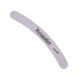 Kristaller Пилка для ногтей банан 100/180 грит, серый 14404