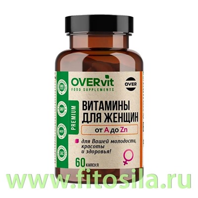 Витамины для женщин  60 капсул (OVERvit) БАД