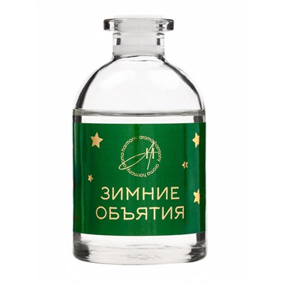 Новогодний ароматический диффузор «Зимние объятия», с открыткой и палочками, для дома, 50 мл