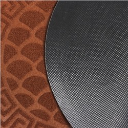 Коврик придверный влаговпитывающий «Чешуйки», 40×60 см, коричневый