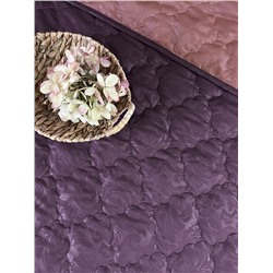 Комплект постельного белья с одеялом New Style КМ-025 баклажан-бордо