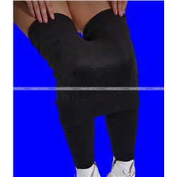 1 ШТ. - ЗУВЕЙ лосины женские кашемир внутри с мехом в рубчик арт. 3760