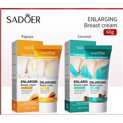 SADOER Крем для укрепления и подтяжки груди Enlargin Breast Cream Coconut, 60гр