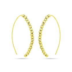 Серьги из серебра без вставки, ТДБ-8715лп