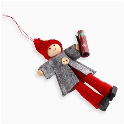 Ёлочная игрушка новогодняя «Приятные события», 14×7×3 см