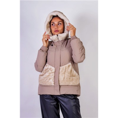 Куртка с капюшоном Меховая отделка арт. 631 НАТАЛИ, 1071298