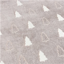 Плед с рукавами светящийся в темноте «Этель. Елочки», 150×200 см, плотность 220 г/м²