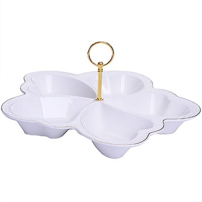 30567 Менажница 5 секций фарфор LR (х12)