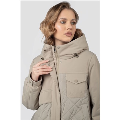 04-3129 Куртка женская демисезонная (Холлофайбер 80)