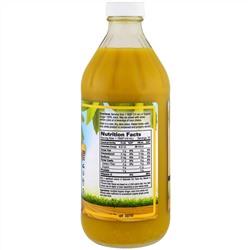 Dynamic Health  Laboratories, Сертифицированный органический имбирь, 100% сок, неподслащенный, 473 мл (16 жидк. унций)