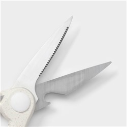 Ножницы кухонные Доляна «Ринго», цвет белый
