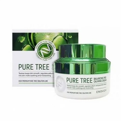 520112 Enough Успокаивающий крем с экстрактом чайного дерева / Pure Tree Balancing Calming Cream, 50 мл