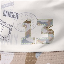 Панама детская Danger, белая, р-р 54