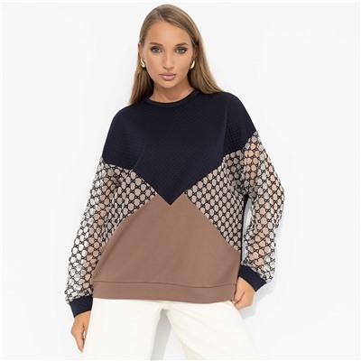 Свитшот комбинированный с сеткой, Любимый образ (магия)