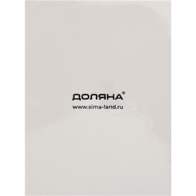 Набор тарелок Доляна Nature, 4 шт., d=27 см, керамика, бежевые