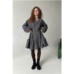 Платье женское  COSY076/03/Серый, черный