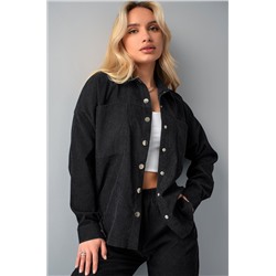 Женский вельветовый костюм с брюками джоггерами Happyfox