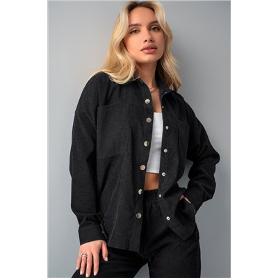 Женский вельветовый костюм с брюками джоггерами Happyfox