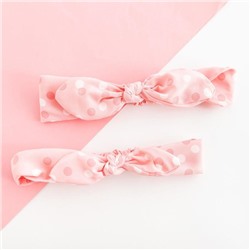 Повязки на голову для мамы и дочки «Крошка Я» Only for girls, 2 шт.