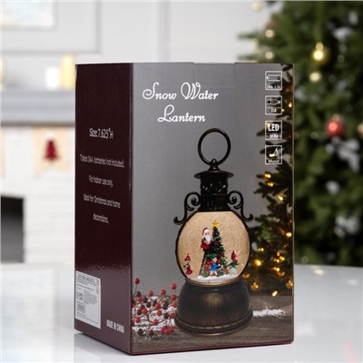 Фигура светодиодная «Сказочные гномы», 20×10.5 см, музыка, батарейки ААх3 (не в комплекте), USB, свечение тёплое белое