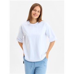 Футболка женская MINAKU: Casual Collection, белая, размер 44