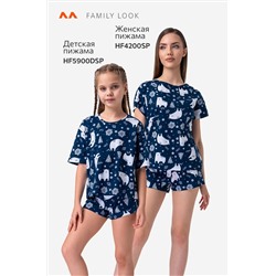 Женская новогодняя пижама с шортами Happyfox