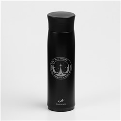 УЦЕНКА Термос с рисунком «Сила духа», 500 мл, чёрный