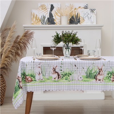 Скатерть «Доляна» Easter joy, 145×110 см, 100% п/э