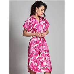 Платье Штрихкод лета, яркая