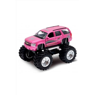 Игрушка модель машины 1:34-39 Chevrolet Tahoe Big Wheel Monster WELLY, 267386