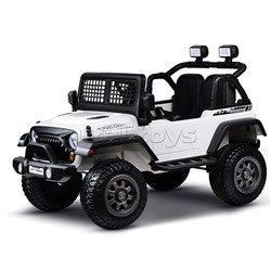 Электромобиль детский "Городской внедорожник" (цвет белый)