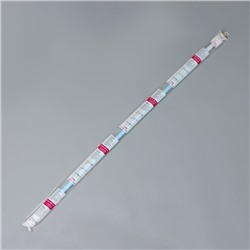 Карниз для ванной Доляна, телескопический, 140-260 см, голубой