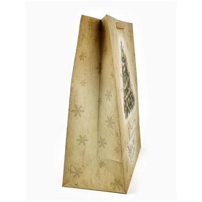 Пакет подарочный новогодний ламинированный «Счастливого Нового года», XL 40×49×19 см