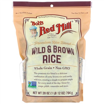 Bob's Red Mill, Wild & Brown Rice, 28 oz (794 g)
