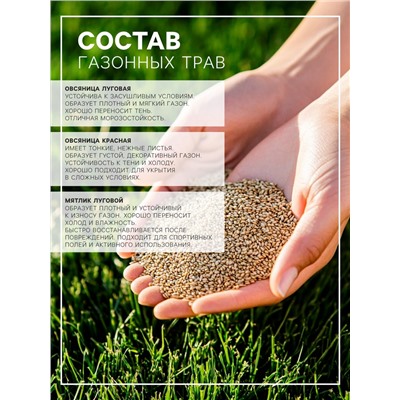 Газонная травосмесь «Гном» 20 кг