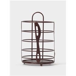 Сушилка для столовых приборов Доляна, 17.5×11×11 см, коричневая