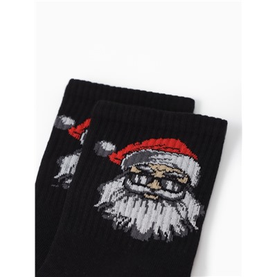 Новогодний подарочный набор «Ho-ho» плед, носки, перчатки, термостакан