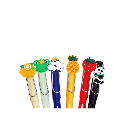 Набор цветных карандашей Calligrata, 6 цветов, вечные, резиновый декор