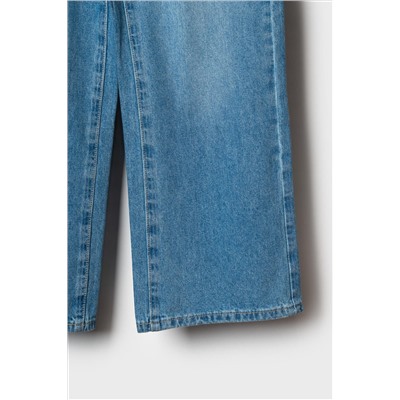 Брюки текстильные джинсовые для девочек PLAYTODAY, 1243745