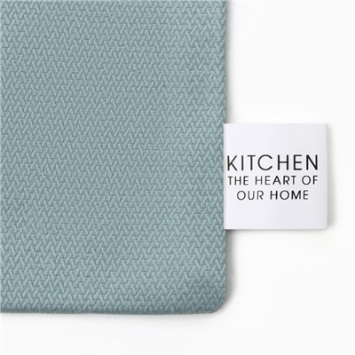 Мешочек текстильный Этель Home collection green 27×34 см, 61% лён, 39% хлопок