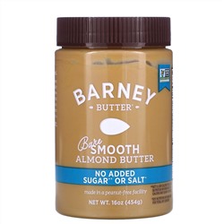 Barney Butter, Чистое миндальное масло, однородное, 16 унций (454 г)