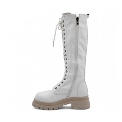 Сапоги демисезонные G305 белые