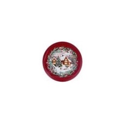 Поднос сервировочный НОВЫЙ ГОД 33*2,1см AGNESS